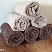 Handdoeken opvouwen
