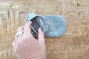 Lage sokken opvouwen